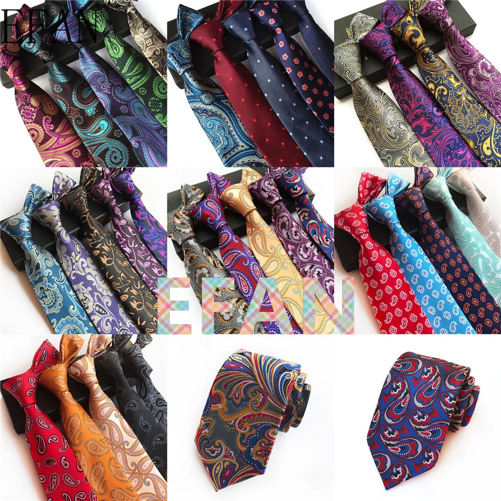 

8cm Mens Ties Man Fashion Polka Dot Plaid Striped Floral Neckties Corbatas Gravata Jacquard Navy Wine Blue Business Tie for Men