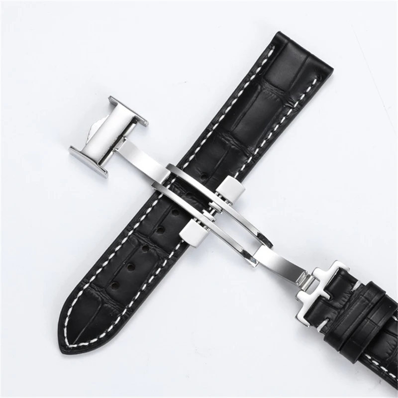 Leather Watchband For Longines Masters Collection Watch Belt Bracelet 13mm 14mm 15mm 18mm 19mm 20mm 21mm 22mm Universal Strap