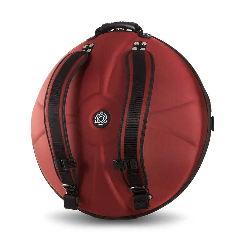 

22inch HandPan Case Red-brown Bag HANDPAN Accessories 56cm HandPan Drum Bag Travel HANDPAN Bag Hardcase For HandPan Steel Drum