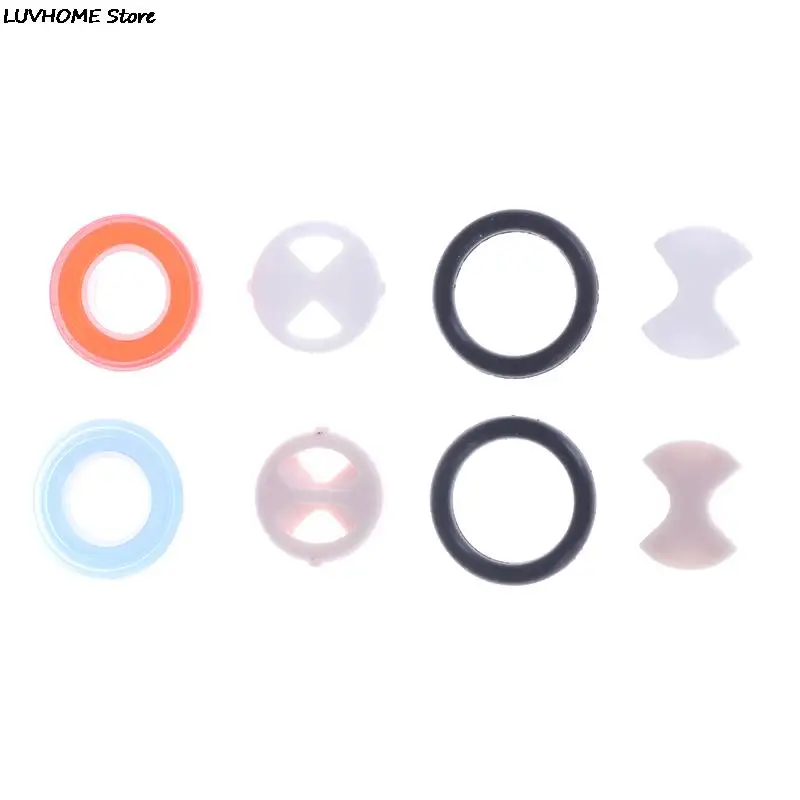 8Pcs/set Ceramic Disc Silicon Washer Insert Turn Replacement 1/2" For Valve Tap