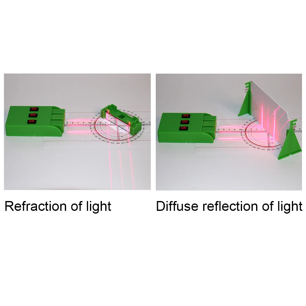 Physical Lab Optics Experiment Kit Optical Bench Set Concave Convex lens Imaging Pinhole Imaging Light Reflection Dial Slider