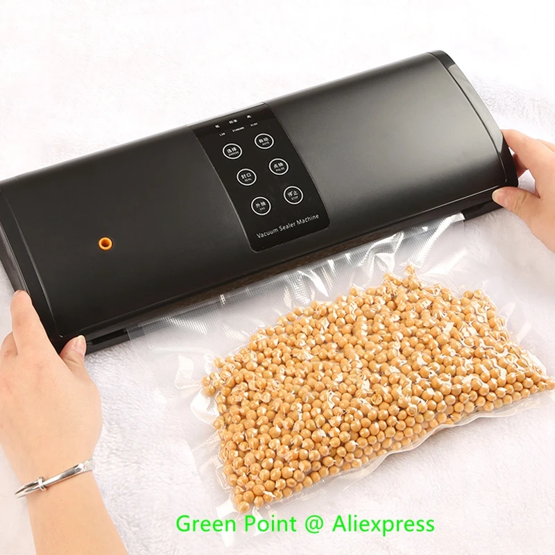 2023 New Automatic Food Sealing Machine Vegetable Snacks Household Five Button Single Pump Six Button Double Pump Vacuum Sealer