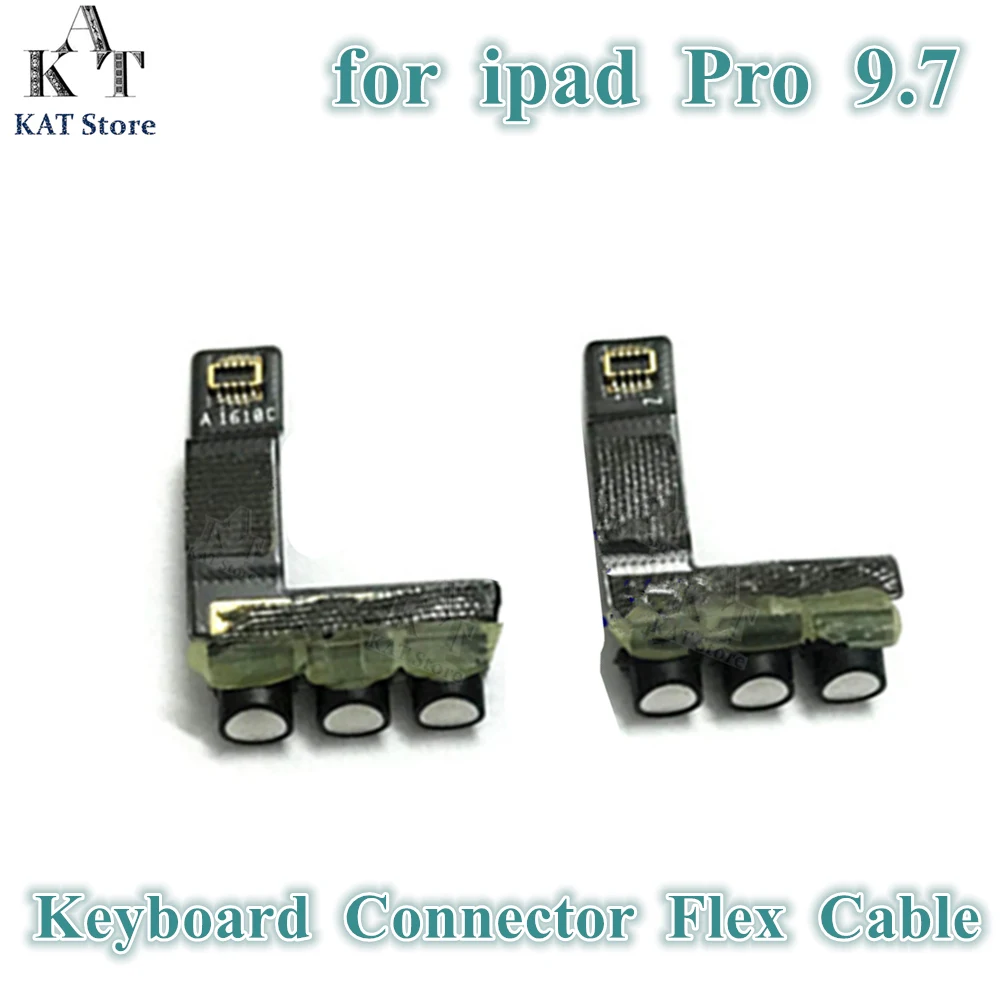 

1Pcs Smart Keyboard with Flex Cable Ribbon Connector Port for iPad Pro 9.7 A1673 A1674 A1675 Keyboard Flex Replacement Parts