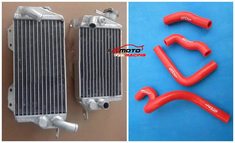 L&R Aluminum Radiator + Silicone Hose Racing For Kawasaki KLX650 KLX 650 1993-1996 96 95 94 93