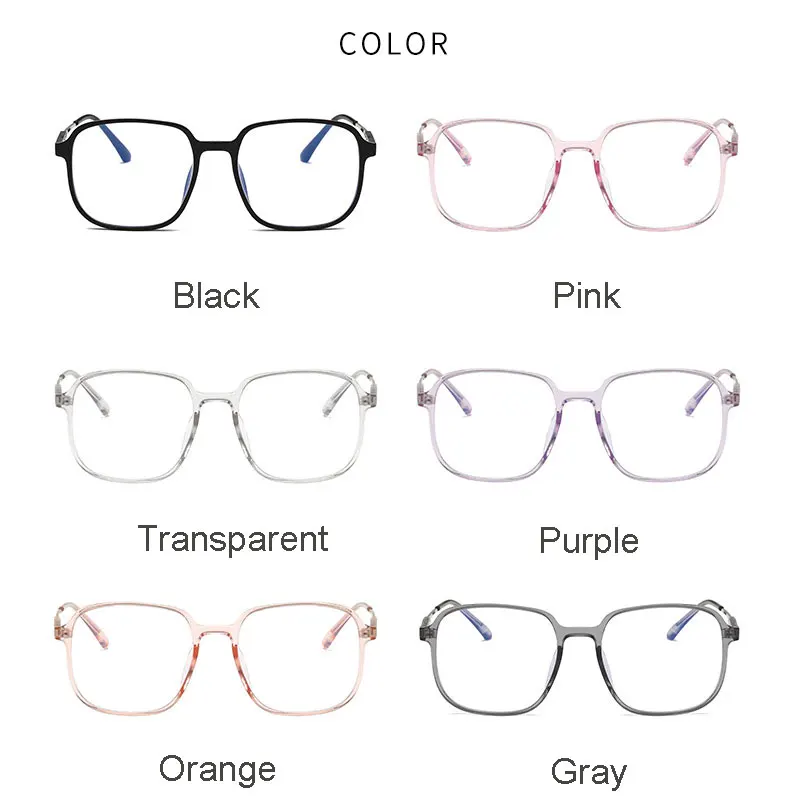 Retro Kunststoff Brillen Rahmen Unisex Vollrand Brillen Anti Blue Ray Myopie Gläser Neue Ankunft Heißer Verkauf Brille – Detail 12