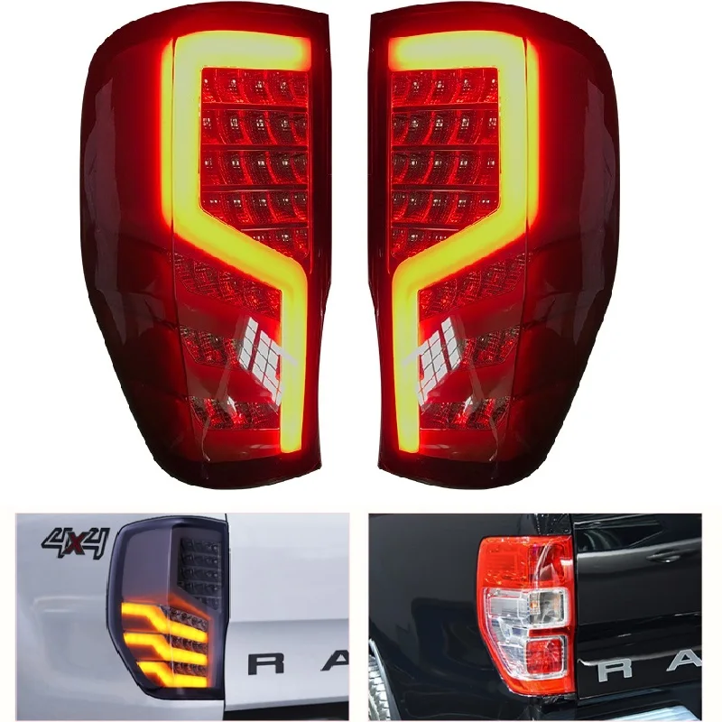 LED REAR LIGHTTING TAIL LAMPS LAMP TURN BRAKE LIGHTS FIT FOR FORD RANGER T6 T7 T8 XL XLT Wildtrack 2012-2021 PICKUP REAR LIGHTS