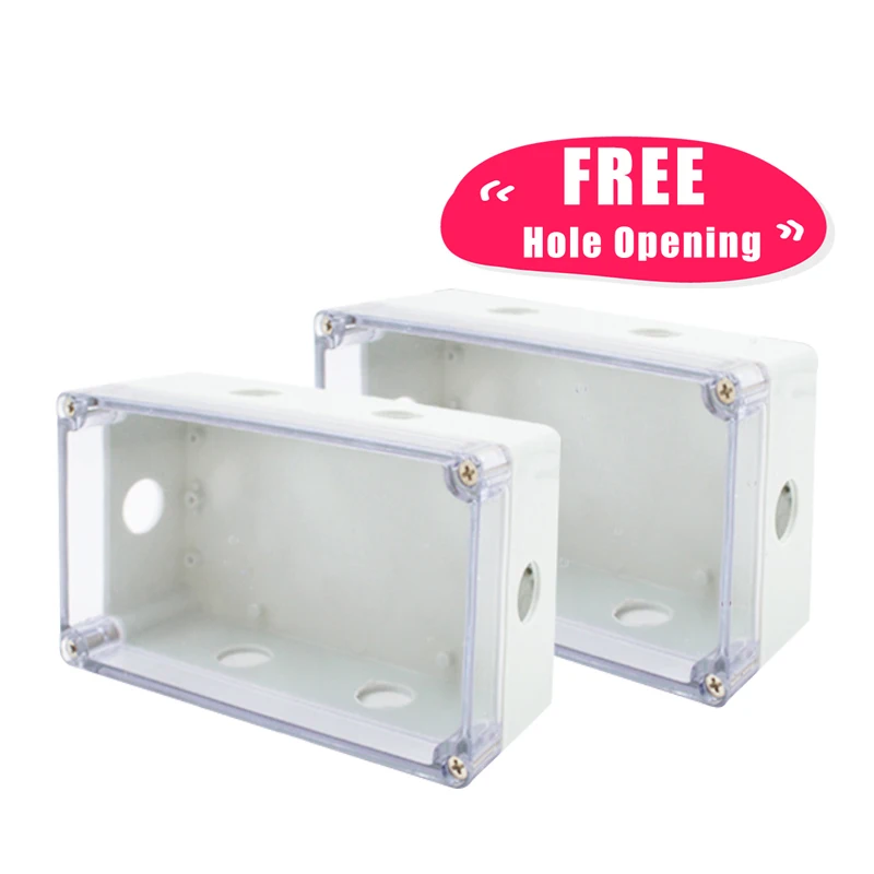 IP67 Plastic Transparent Box Waterproof Enclosure Electronic Project Outdoor Instrument Electrical Project Box Junction Housing