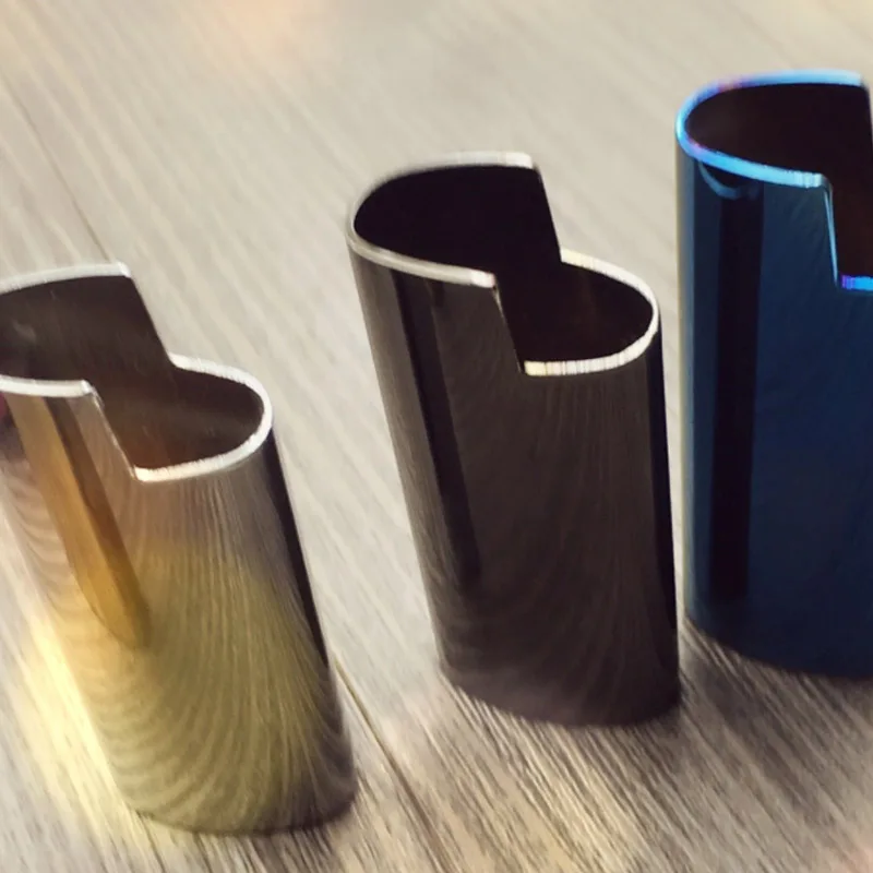 Color Plating Mini Size J5 Lighter Case Explosion-proof Metal Armor Gas Lighter Pouches Shell Cover Holder For J5 Bic