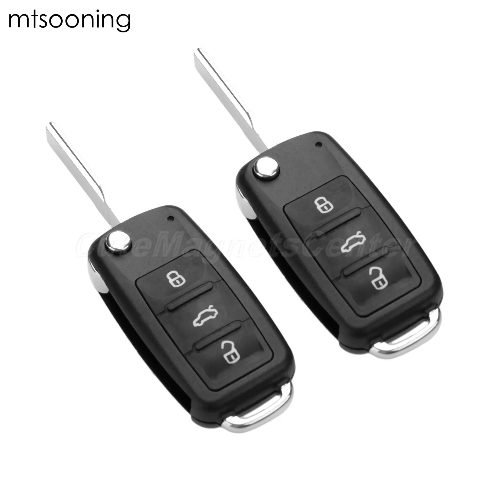 2pcs Remote Key 3 Button 434 MHz ID48 Chip 5K0837202AD For Volkswagen Touran Transporter Beetle Caddy Tiguan Polo Eos Golf Jetta