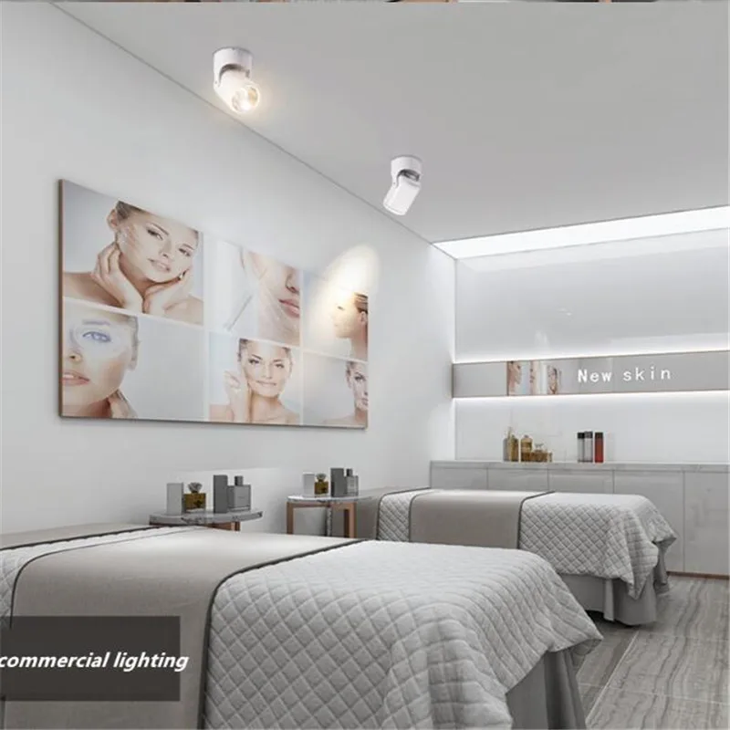 10W 20W Super Lumineux Spot Lumière 180 Résistant Rotation Plafonnier LED Spot Down Light AC85-265V Led Downlights Surface Monté