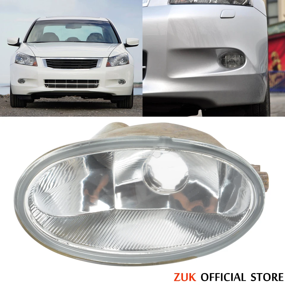 Car Glasses Front Foglight Foglamp For HONDA ACCORD CP 2008-2013 CIVIC FA FB 2009-2015 FIT JAZZ GE 2012-2014 Fog Light Lamp