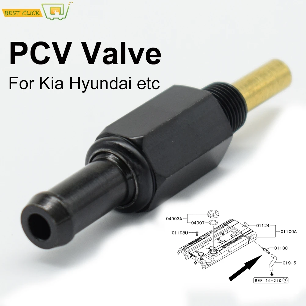 Car Exhaust Valve PCV Valve For Hyundai Elantra Sonata Accent For Kia Spectra Forte Optima Rio Rondo Soul Sportage Spectra5