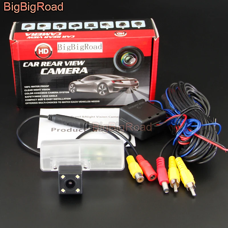 BigBigRoad Car Rear View Backup Parking CCD Camera For Lexus RX200 RX350 RX450 RX 200 350 450 2016 CT200h 2010 2011 2012-2015