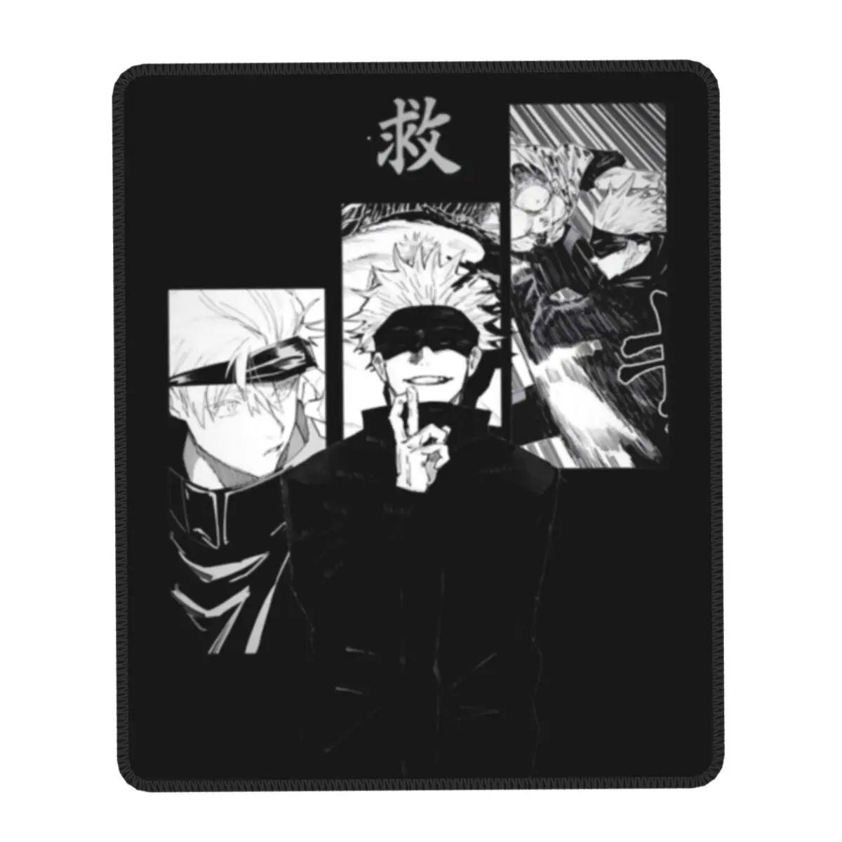 Japanese Manga Jujutsu Kaisen Gaming Mouse Pad Non Slip Rubber Base Satoru Gojo Mousepad Office Laptop Mat Computer Pads