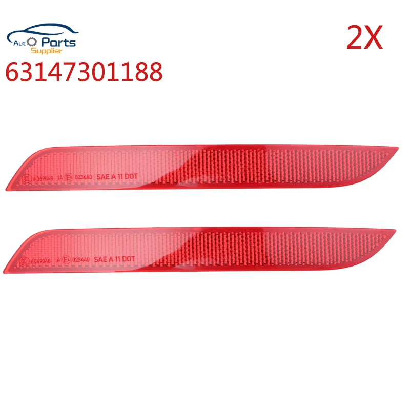 

A pair Left+right LED Rear Bumper Reflector Tail Brake Stop Light For BMW F30 F31 F34 F35 F32 F36 316i 63147301187 63147301188