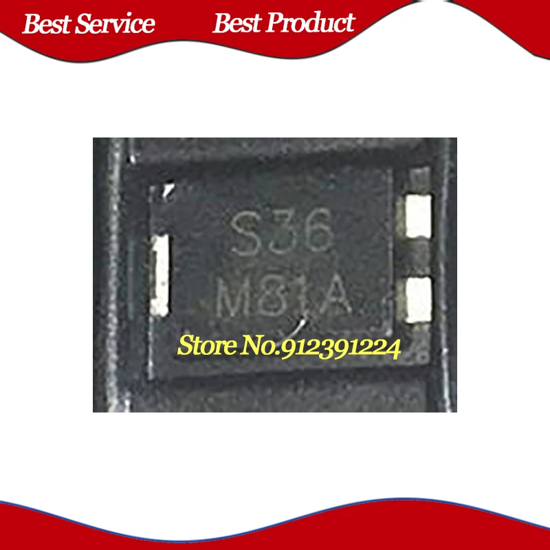جديد وأصلي في الأوراق المالية ، SS3P6L-M3 86A SS3P6L S36 TO-277A ، 10 قطعة