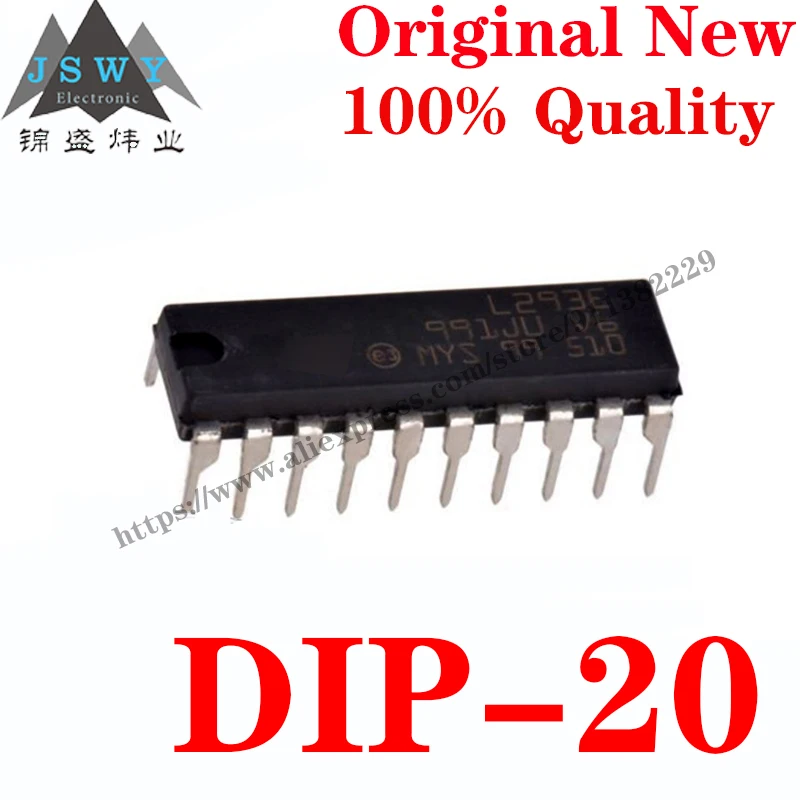 

10~100 PCS L293E DIP-20 Semiconductor Motor Motion Ignition Controller and Driver IC Chip with for module arduino Free Shipping