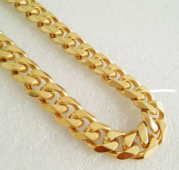 5meter/Lot Heavy 13mm smooth Curb Link Chain Stainless Steel DIY Jewelry Finding DIY Marking