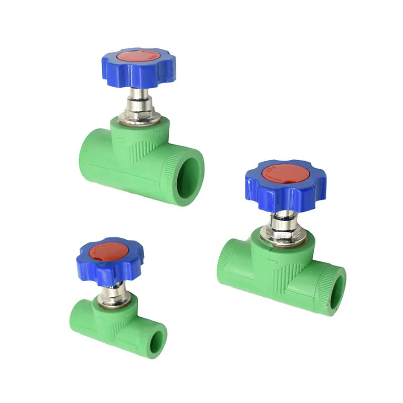 

DN15 DN20 DN25 PPR Water Valve Garden Tap Straight Body Irrigation Stop Valve Tube With Connectors For Water 1Pcs