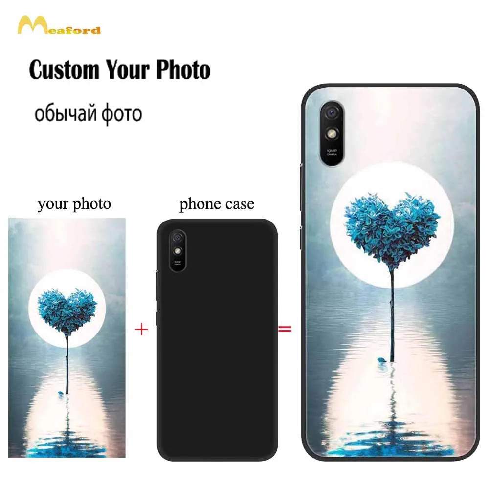 Custodie fotografiche personalizzate per Xiaomi Redmi 9A 9AT Redmi 9C NFC 9i 9T 9 8A 8 7A 7 A1 Plus Cover per telefono fai da te immagine immagine