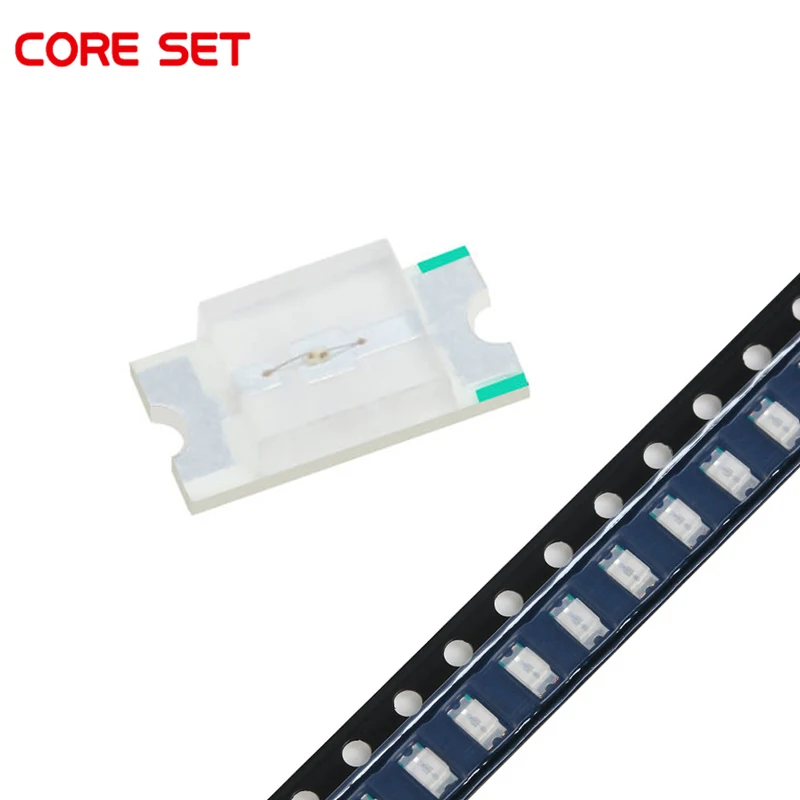 50pcs/lot 1206 SMD LED Highlight Ultra Bright Ice Blue Color LED Light Diode Emitting Diodes DIY