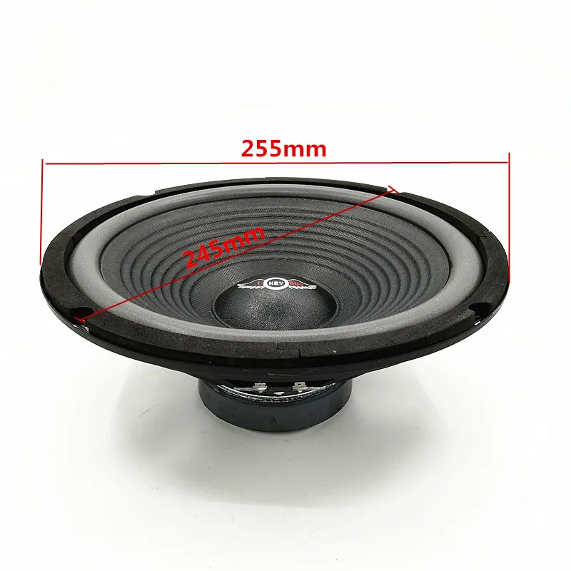 I KEY BUY 10 Inch Steel Custom Frame Paper Cone Foam Edge PA HiFi Music Player Speaker Hi End 600W 4 Ohm 8 Ohm Diameter 255mm