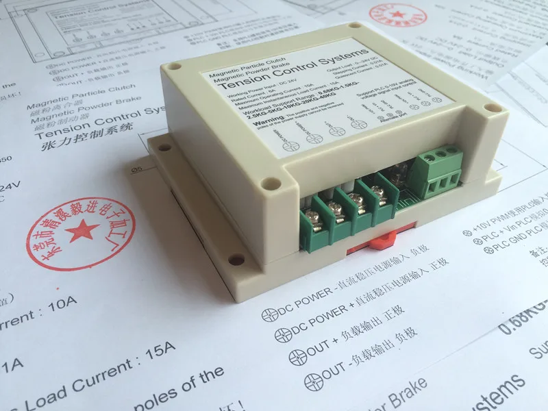 

Система контроля натяжения тормоза, магнитная Порошковая муфта, 0,68-1,5-2,5-5-10-20-40кг, 24 В постоянного тока