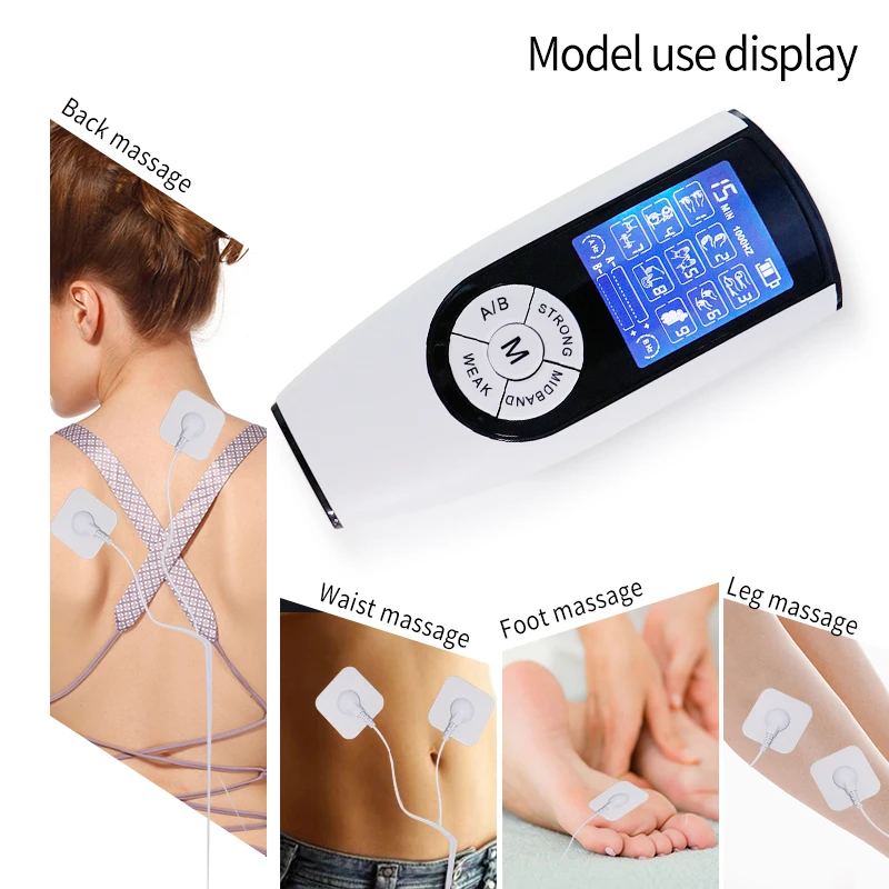 Dual Channel Electrical Stimulator Full Body Relax Muscle Therapy Massager Pulse tens Acupuncture Electronic Therapy Massager