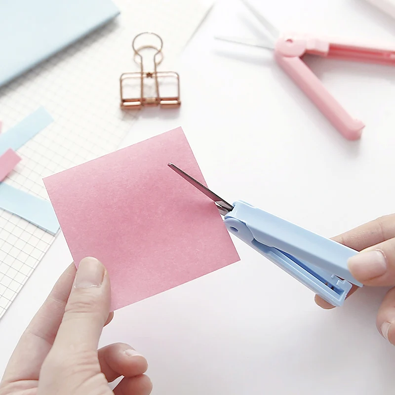 Deli Portable Scalable Creative Scissors Office Student 6072