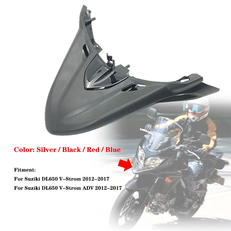 For Suzuki DL 650 Vstrom DL650 V-strom 2012-2017 2014 2015 2016 Motorcycle Front Beak Fairing Extension Wheel Extender Cover