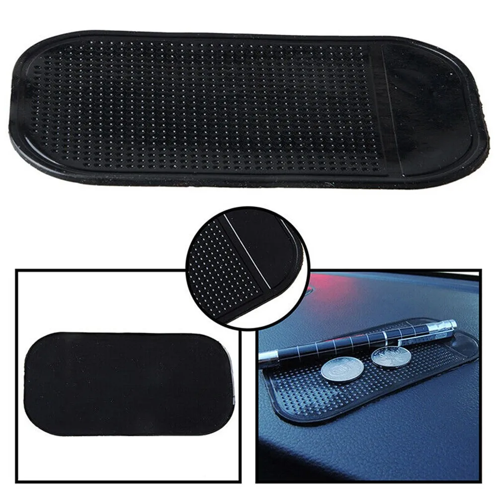 

13x7cm Car pads Dashboard Sticky Anti-Slip PVC Mat Silicone car accessories interior Mat Pads Non-Slip Sticky Pad For Phone Key