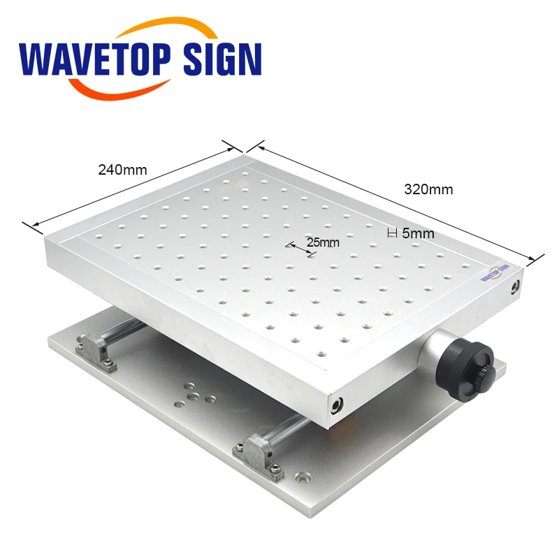Tavolo da lavoro 1064nm macchina per incisione con marcatura Laser a fibra 320x240x70mm tavolo mobile a 2 assi tavolo portatile XY