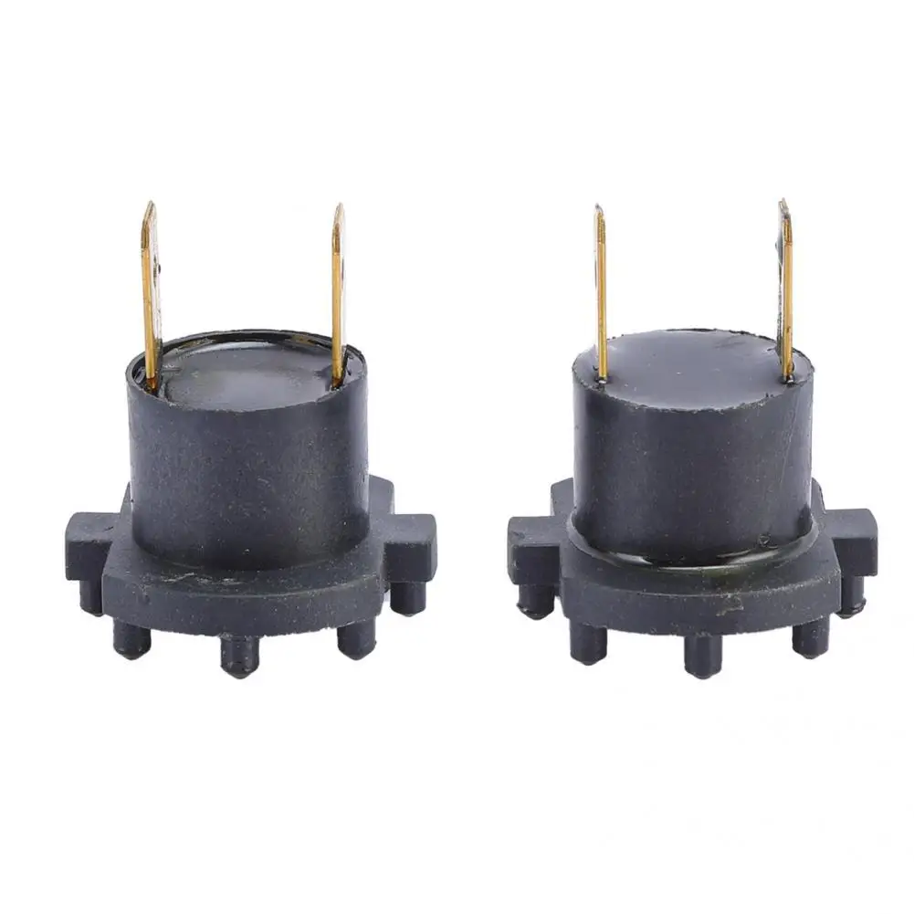 

2Pcs Durable Wear-resistant Black Headlight Base Long Service Life Headlight Socket Holder B28V510A3 Headlight Socket