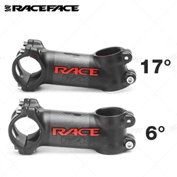 Next Race Face Matte Stem Alloy, 3K Carbon Fiber Stem, 31.8x28.6mm, Glossy Black, Red Logo Sticker, Road Bike, MTB Bicycle