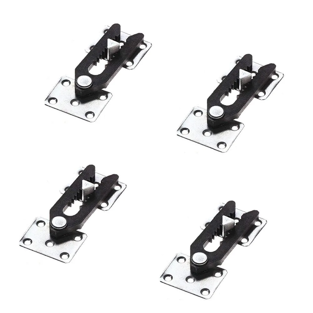 4pcs Sofa Couch Sectional Furniture Connector Joint Snap Alligator Clip Hinge Furniture Frame Kitchen Cabinet Hardware Household