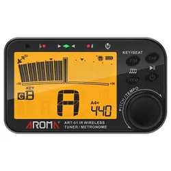 Aroma Art-01 Infrared Wireless Tuner Tuners Electric Guitar Accessories Guitars Tuning Metronome with Battery Synthesizer