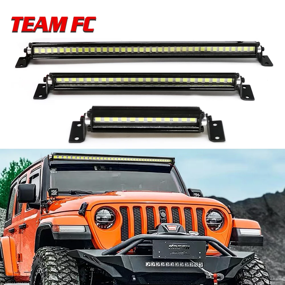 Nuova lampada da tetto per auto RC 24 36 LED Light Bar per 1/10 RC Crawler Axial SCX10 90046 90060 SCX24 Jeep Wrangler JK Rubicon Body