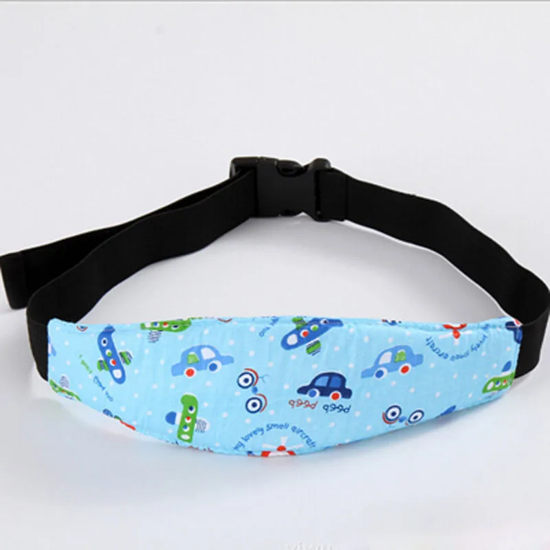 Kids Baby Head Support Holder Sleep Belt Adjustable Safety Cars Seat Nap Aid Band Print Car Seats Accessories Head Body Supports