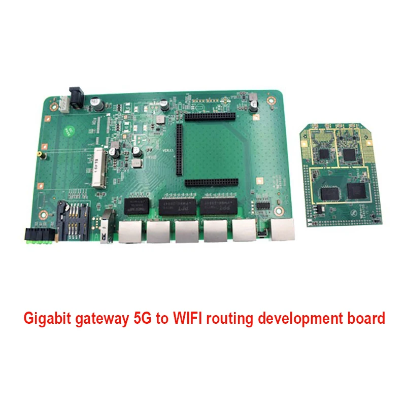 Factory Gigabit Ethernet Ports Dual Band OpenWRT WIFI Wireless Router Board MT7621A PCBA With mt7612e + mt7603e chipset