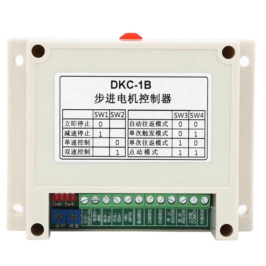 

Industrial Type DKC-1B Stepper Motor Controller Single-Axis Pulse Generator Servo Motor PLC Speed Regulation