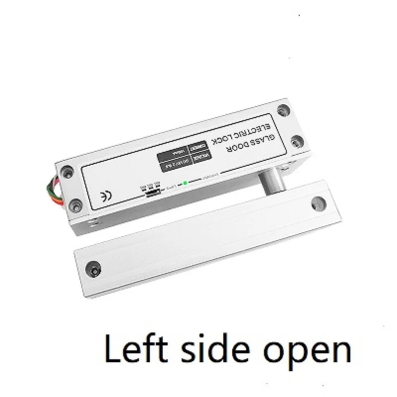 DC 12V Frameless Glass Door Electric Bolt Lock Time Adjustment Auto Locked Left and Right Open