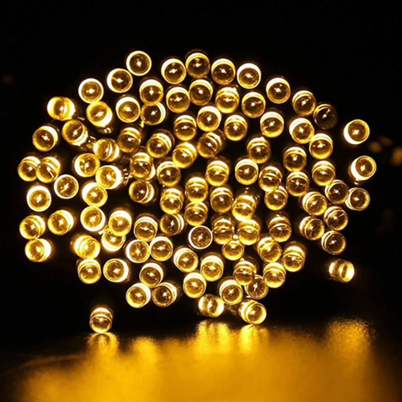 

200 LED Garland Solar Powered Lamp Outdoor Waterproof LED Warm White Solar Fairy Lights String Holiday Lighting Wedding Decor