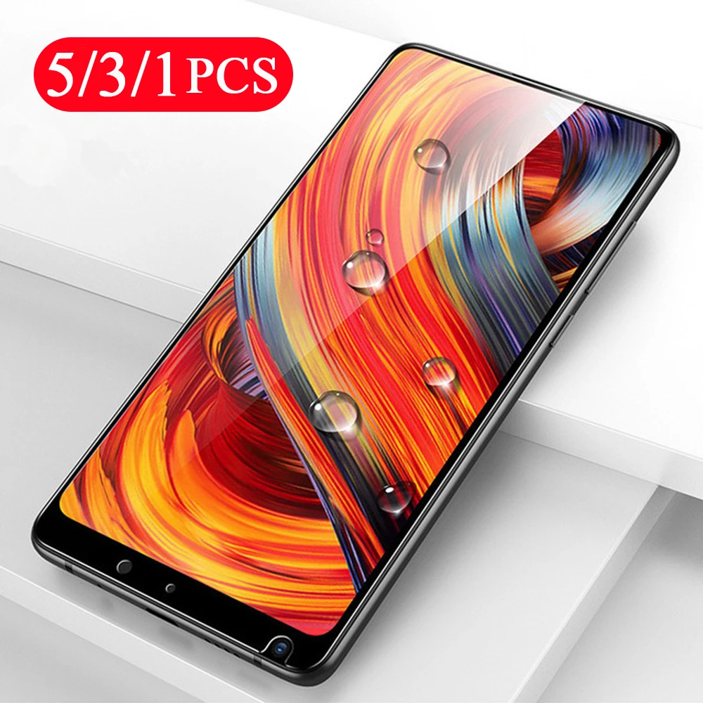 5/3/1Pcs glass for xiaomi mi MAX 2 3 phone screen protector for xiaomi mi mix 3 protective tempered glass smartphone film