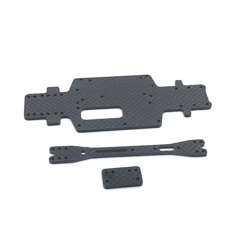 Suitable For WLtoys 1/28 284131 k979 k989 k999RC Car Metal Upgraded Carbon Fiber Bottom Plate Second Layer Board ﻿