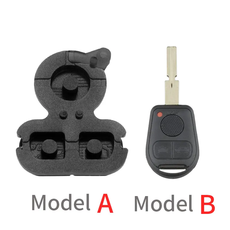 Black 3 Buttons Car Replacement Entry Remote Key Fob Shell Case Housing Fit for BMW E46 Z3 E36 E38 E39