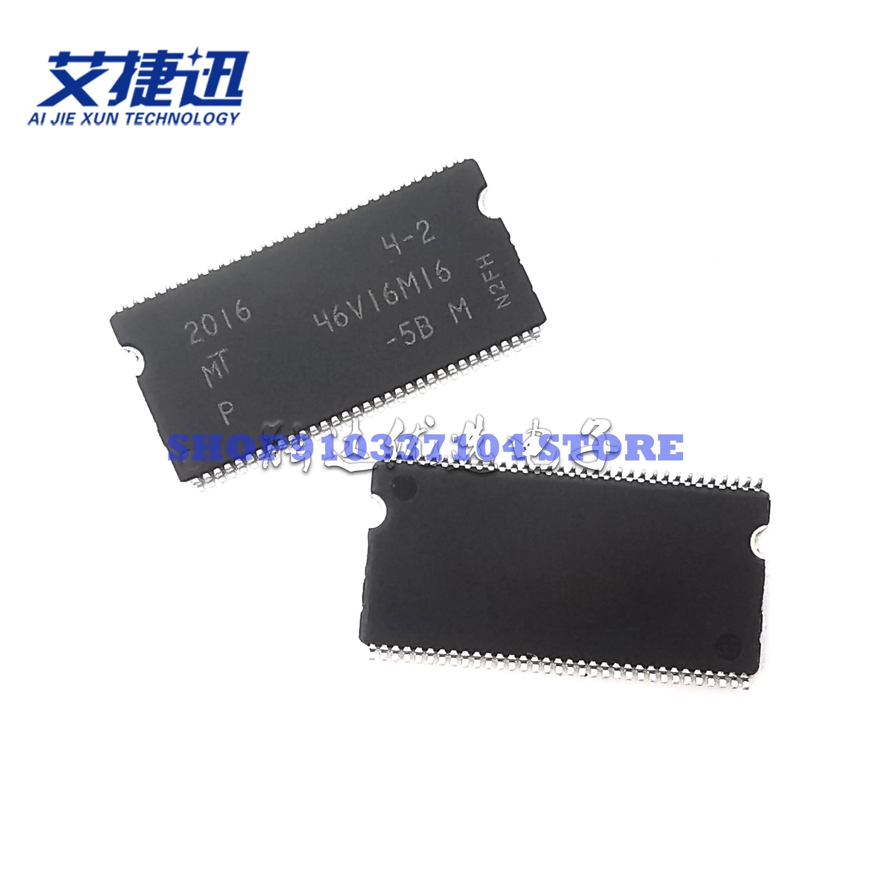 10 unids/lote MT46V16M16P-5B:M SDRAM de 256MBIT 5NS 66TSOP memoria IC chip nuevo y original
