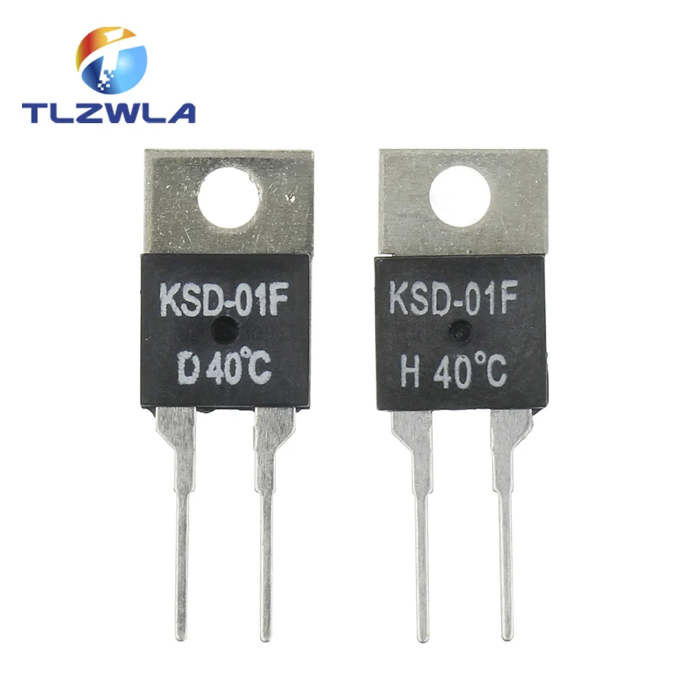 40 50 60 70 80 90 100 DegC NC Normally Closed NO Normally Open 1.5A Thermal Switch Temperature Sensor Thermostat KSD-01F JUC-31F