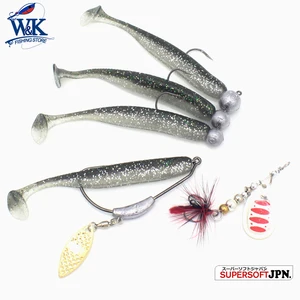 Vinyl Freshwater Soft Bait for Bass Perch, PVC Swing Swimbait, Shrymp Scent Fishing Lure, Hot-Sale, 3 12 main sales vinyl sea fishing - №12