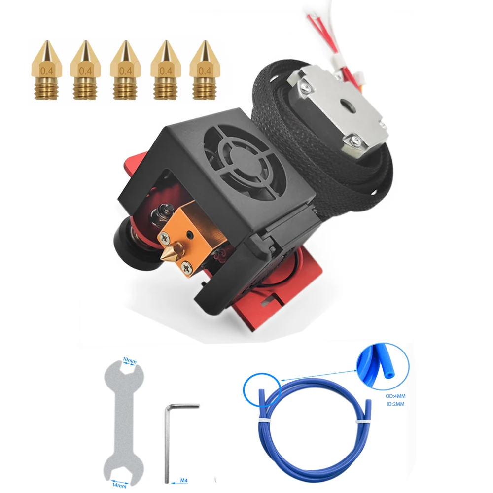 Updraded Kit 3D Printer Parts Extruder Drive Direct Feed Hot-End Kit with 0.4mm Nozzle 24V for Creality Ender-5 5S 3D Printer