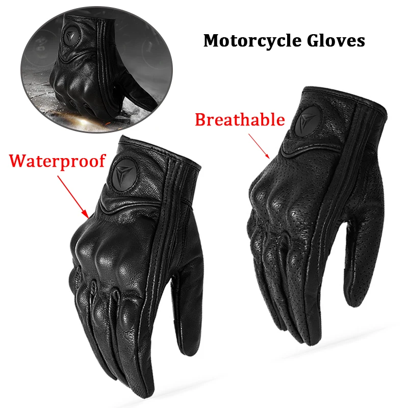 Rękawiczki motocyklowe czarne rękawice wyścigowe rękawice motocyklowe wodoodporne oddychające rękawiczki pasujące do BMW R1200GS F850GS F800GS ADV